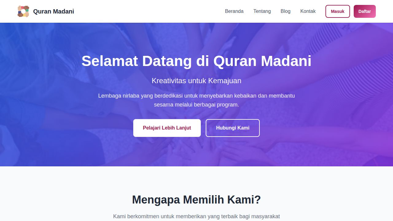 Beranda | Quran Madani