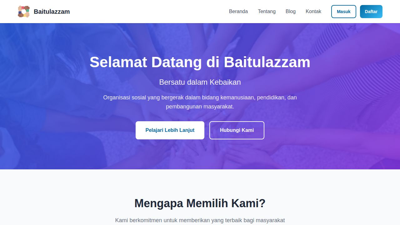 Beranda | Baitulazzam