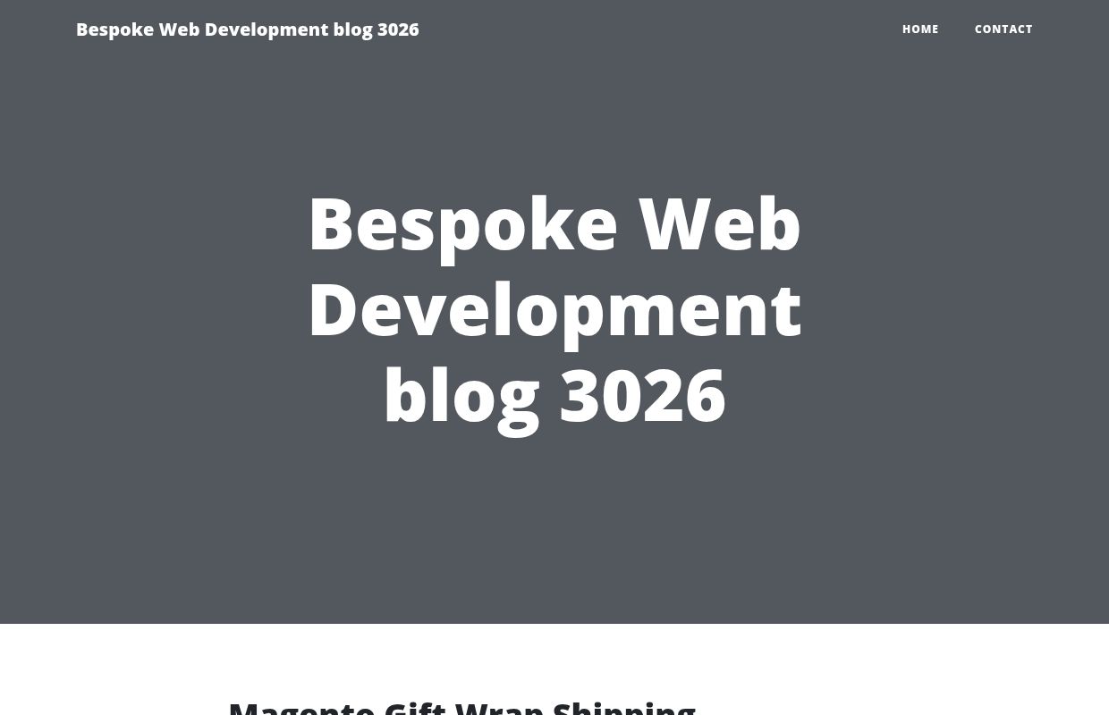 Bespoke Web Development blog 3026 | Yousher