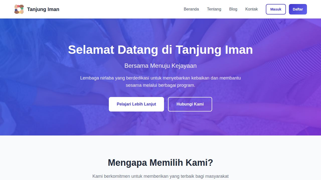 Beranda | Tanjung Iman