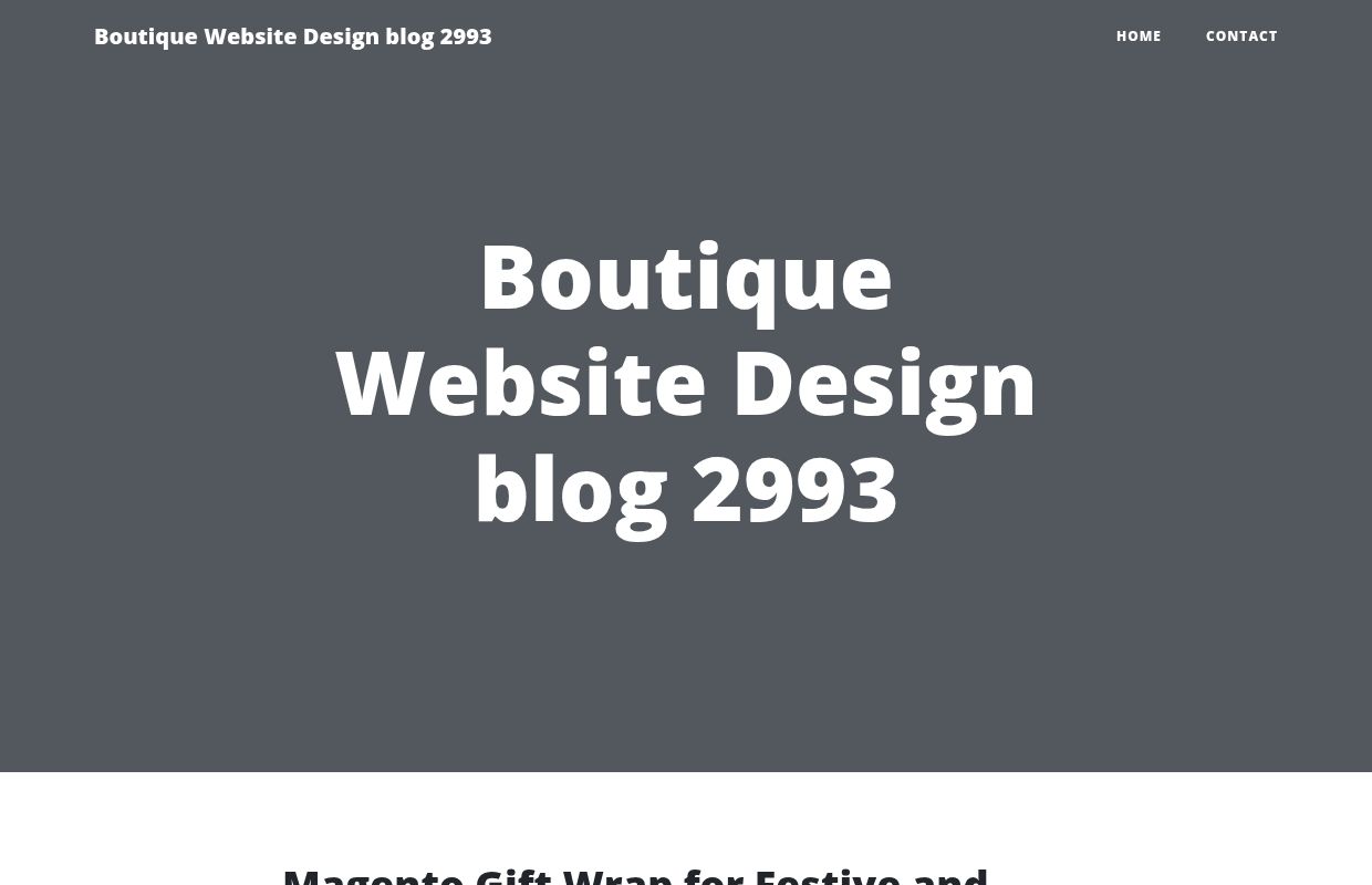 Boutique Website Design blog 2993 | Wpsuo
