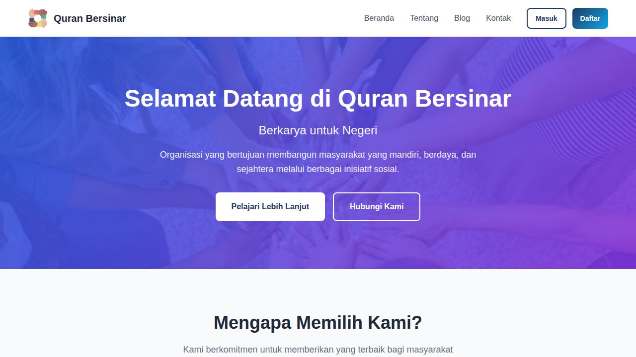 Beranda | Quran Bersinar