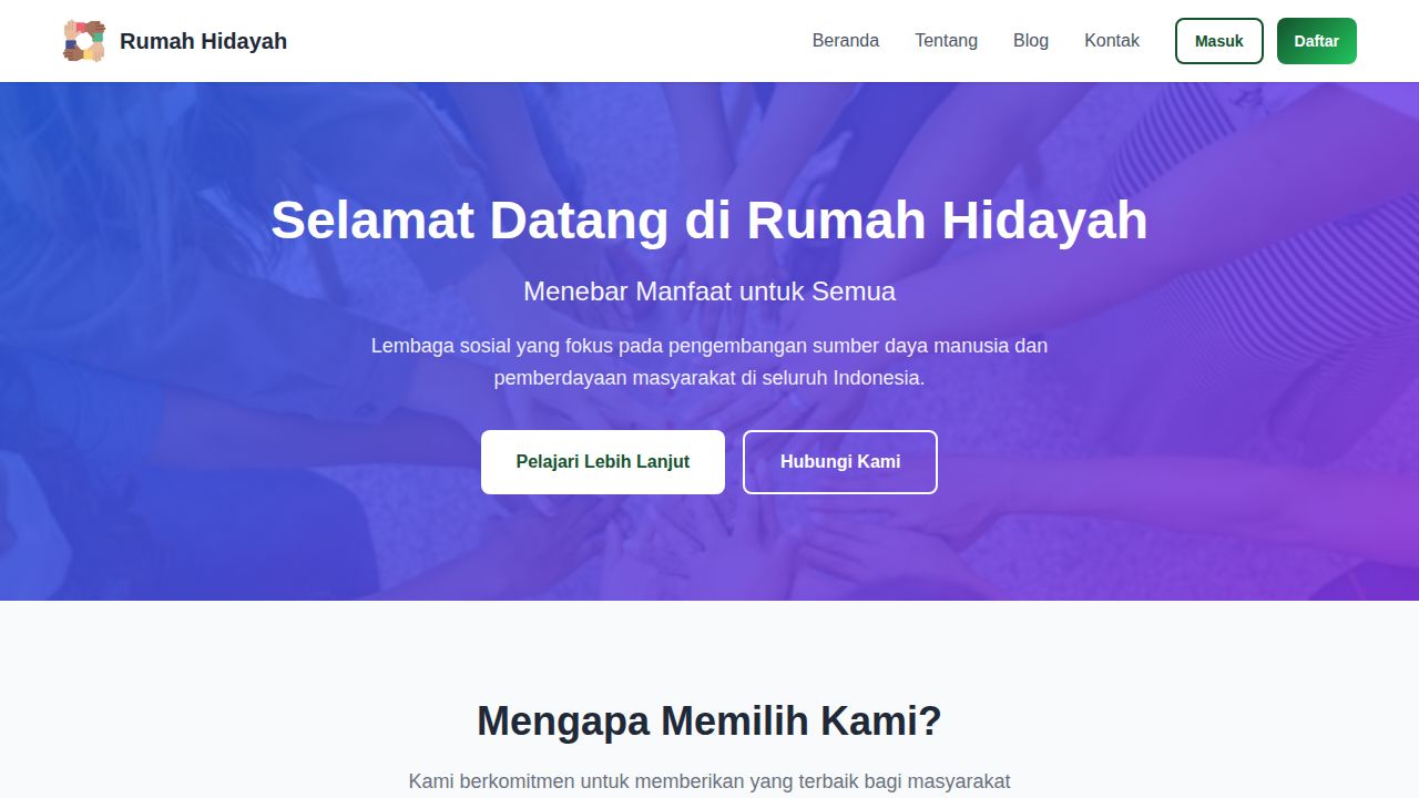 Beranda | Rumah Hidayah
