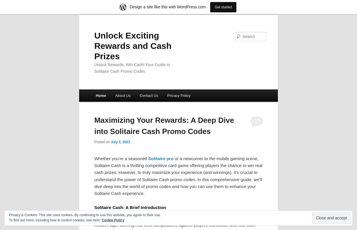 
Unlock Exciting Rewards and Cash Prizes | Unlock Rewards, Win Cash! Your Guide to Solitaire Cash Promo Codes	