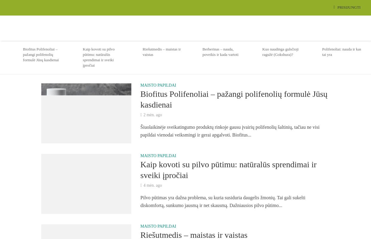 SveikaTiesa.lt | Biofitus šeima