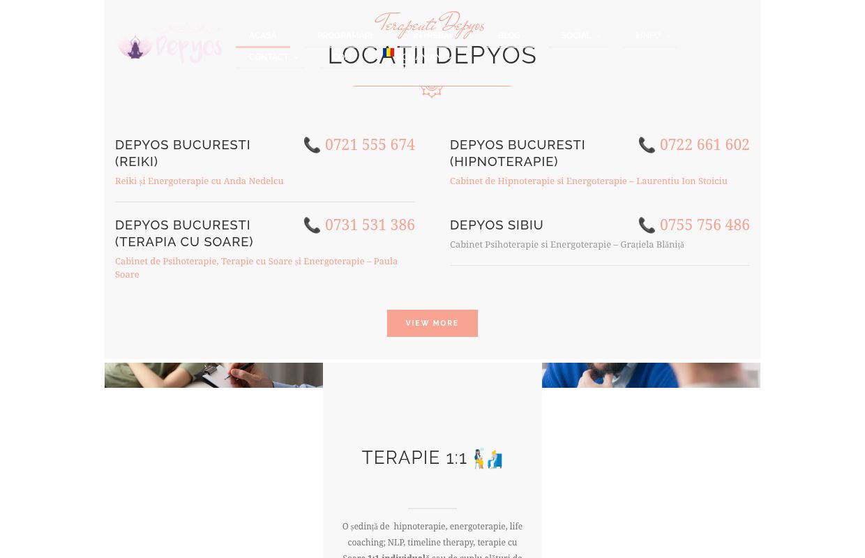 Terapia Depyos Hypnotherapy - Alege un hipnoterapeut din orașul tău!