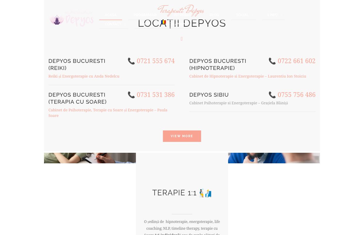 Terapia Depyos Hypnotherapy - Alege un hipnoterapeut din orașul tău!