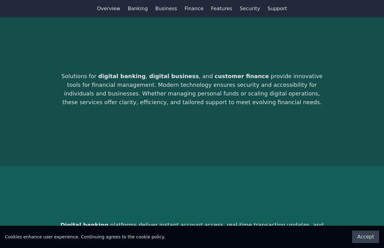 Digital Banking & Customer Finance Solutions