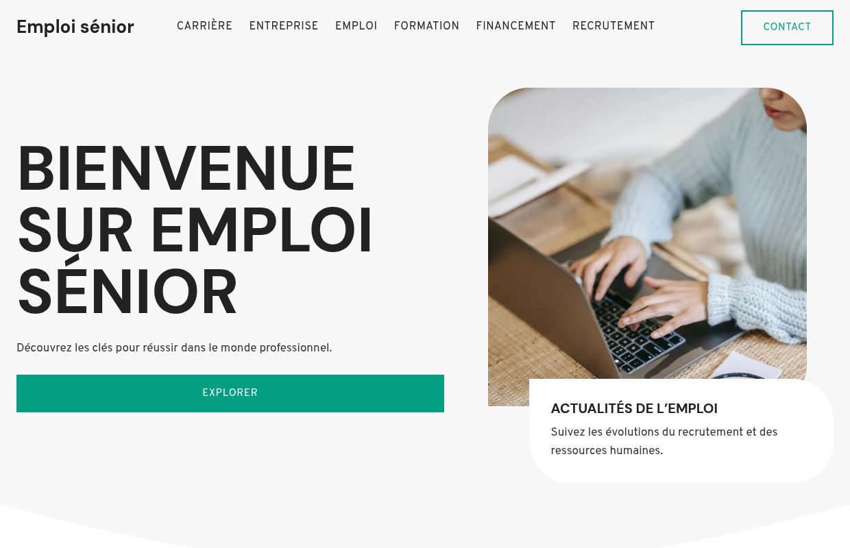 Blog sur l'actualité du l'emploi - Emploi sénior