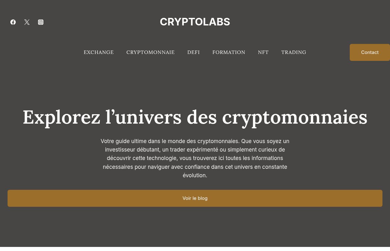 Cryptolabs - Le blog de l'actualité des cryptomonnaies