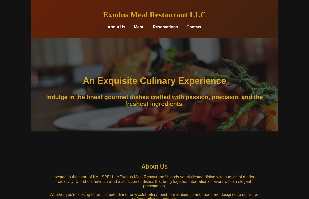 Exodus Meal Restaurant LLC