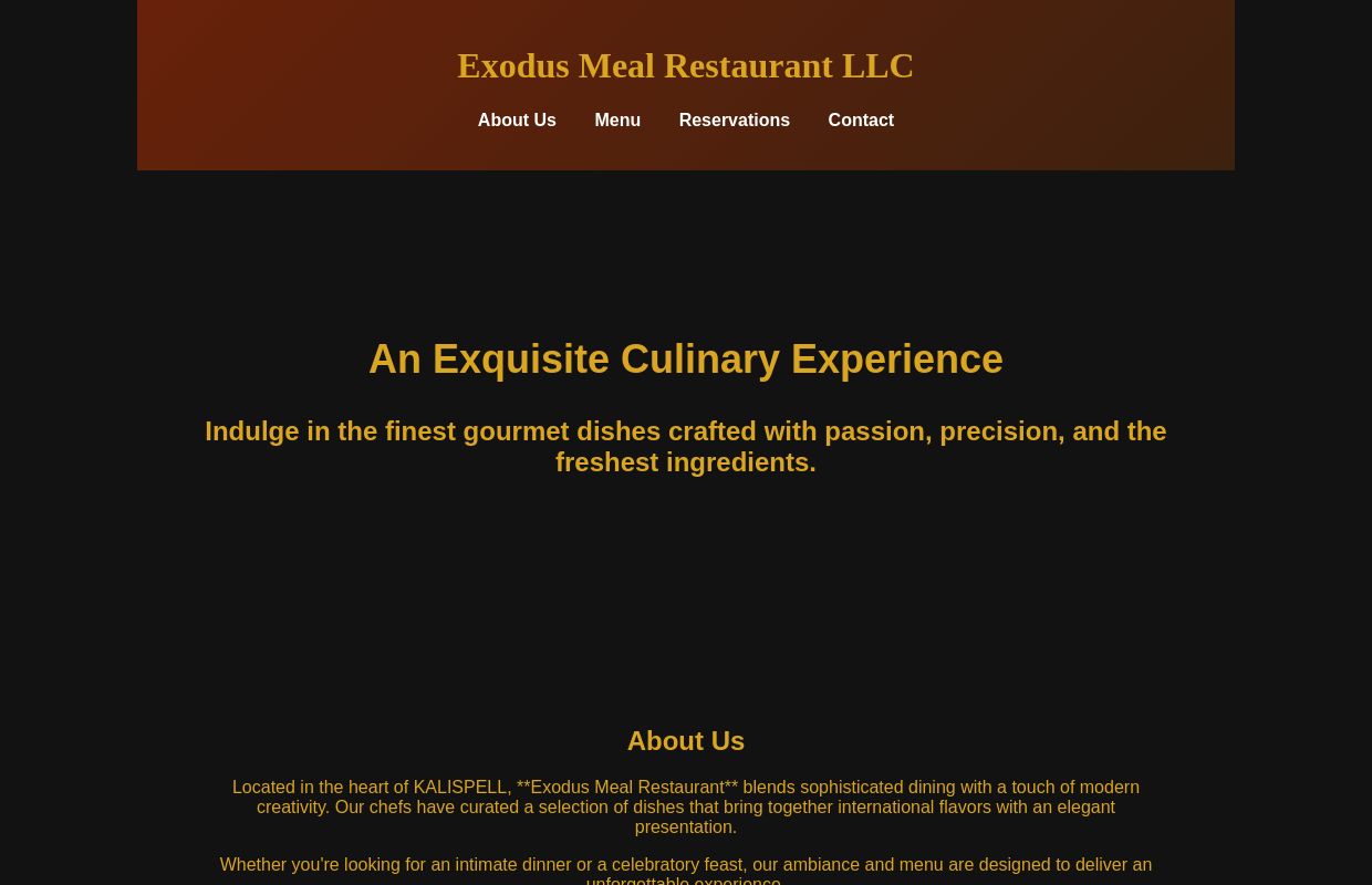 Exodus Meal Restaurant LLC