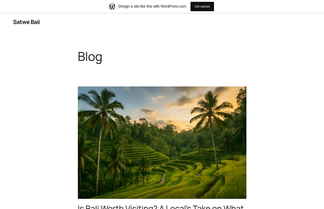Satwe Bali – Bali Vacation Destination