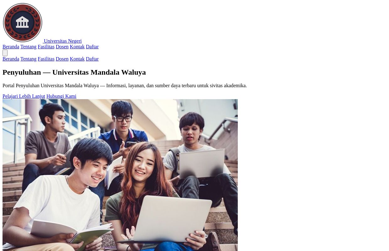 Penyuluhan — Universitas Mandala Waluya