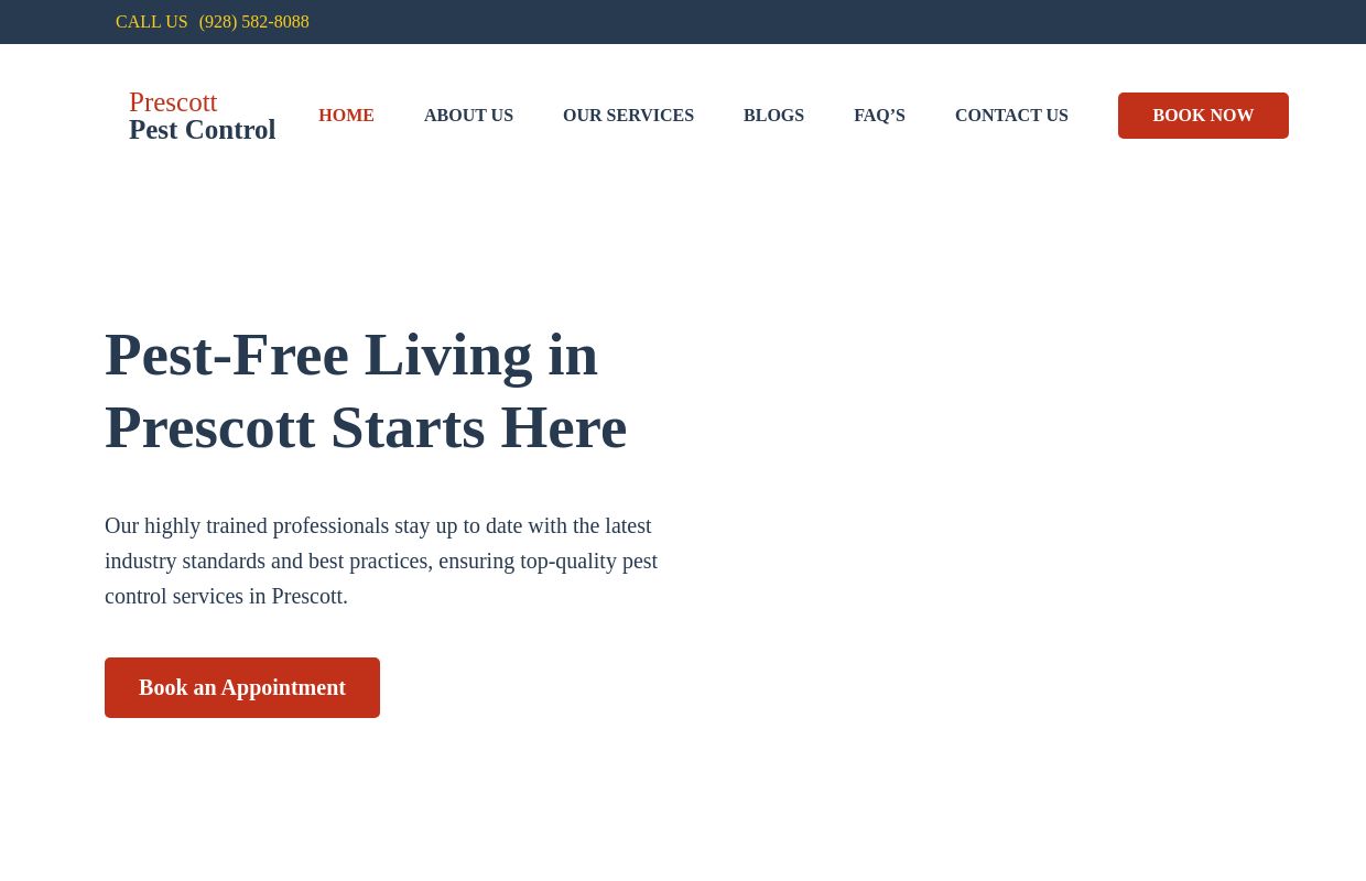 Prescott Pest Control | #1 Pest Exterminators in Arizona