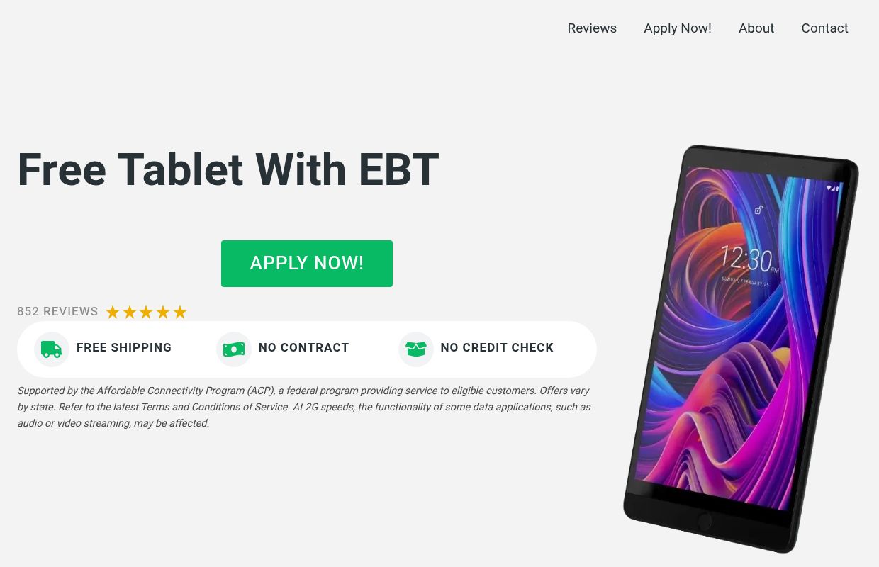 Free Tablet with EBT - Get Free Tablet with EBT