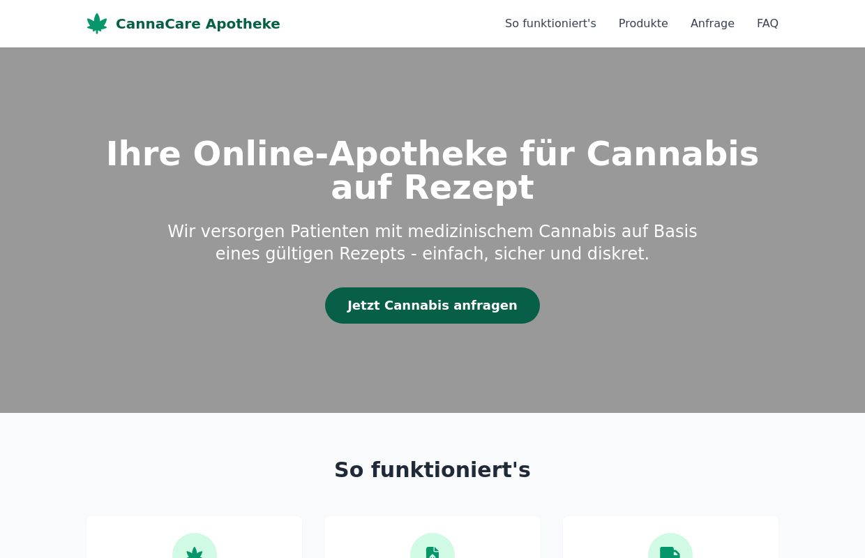 Medizinisches Cannabis auf Rezept | CannaCare Apo - Jetzt Sichern