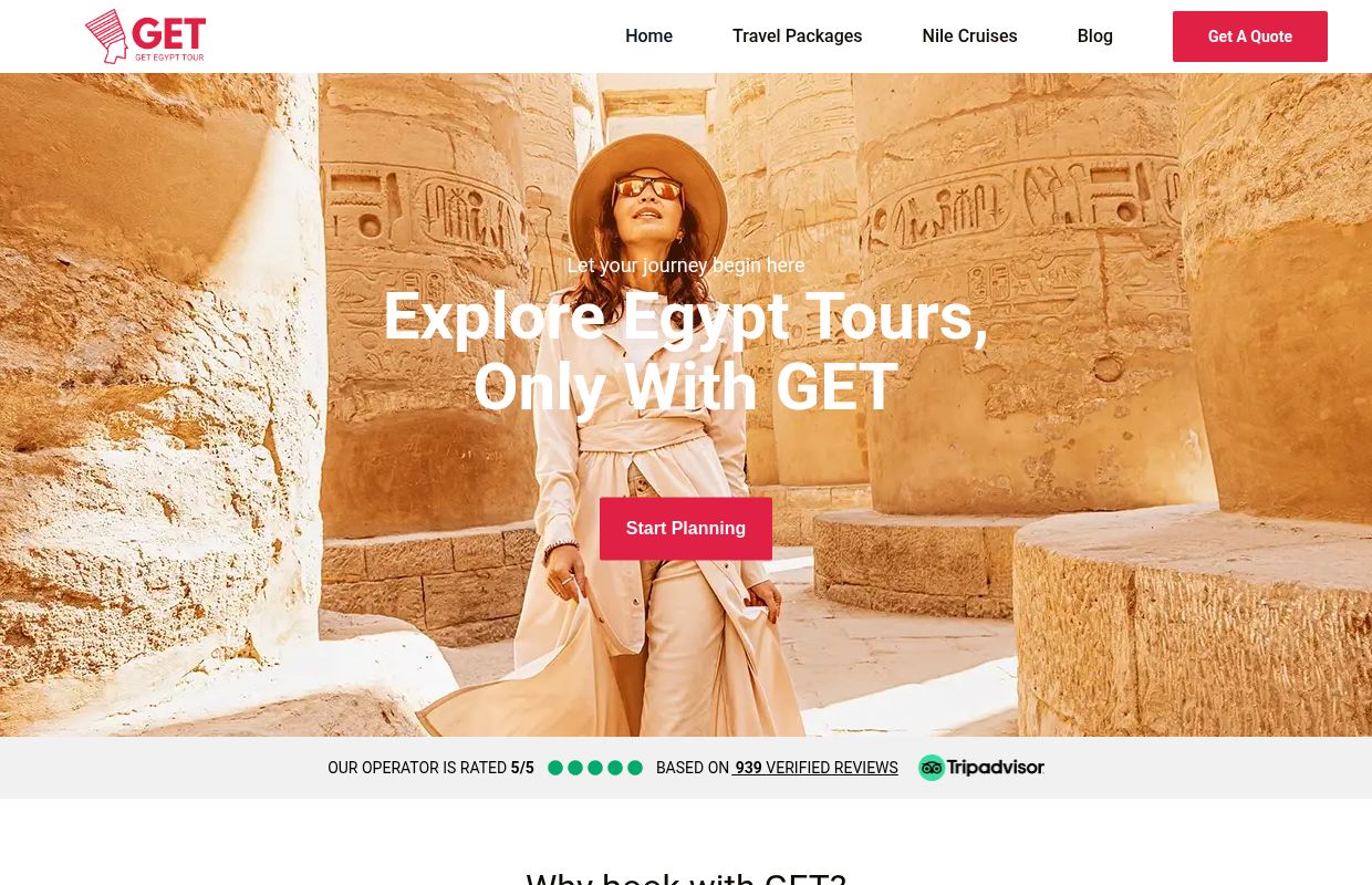 Best Egypt Tours & Customized Tours with GET