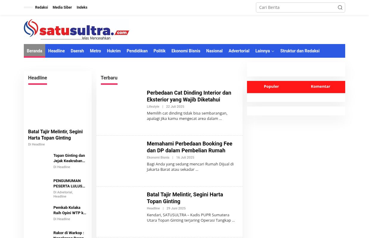 SATUSULTRA.COM - Jelas Mencerahkan