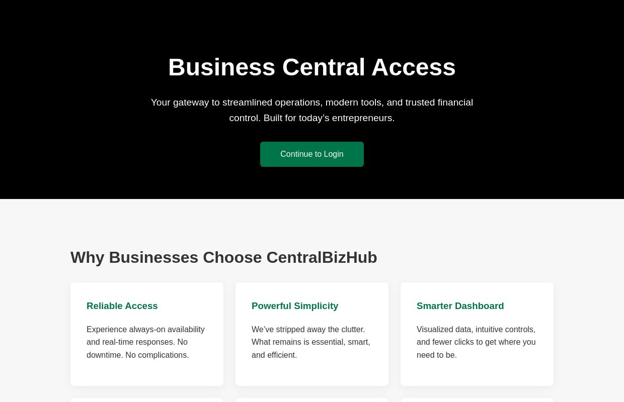 Business Central | Secure Access