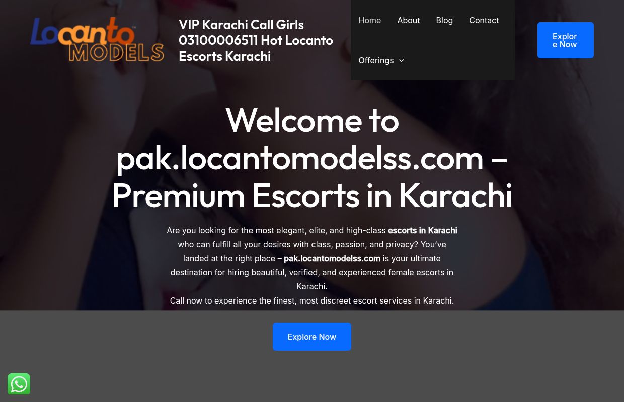 VIP Karachi Call Girls 03100006511 Hot Locanto Escorts Karachi