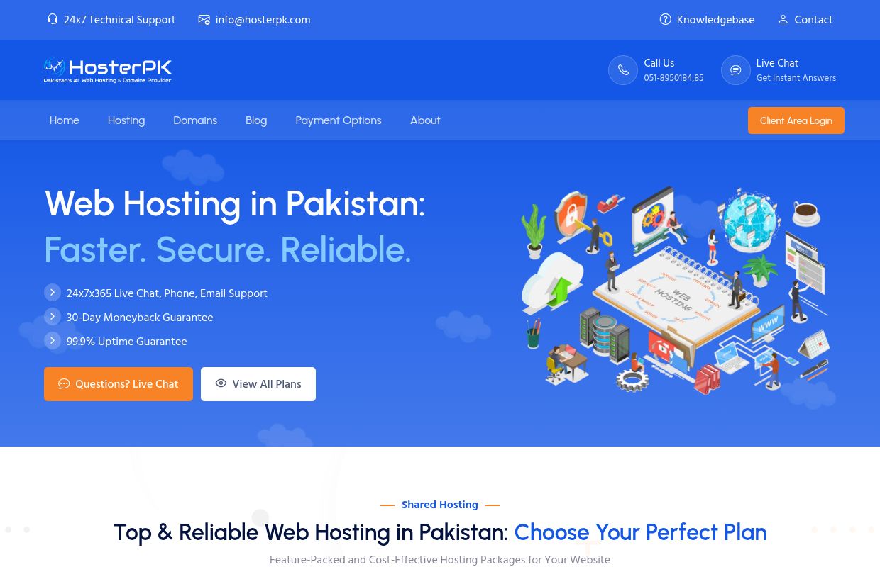 Hoster PK: Web Hosting Pakistan | Cheap Domain Hosting & VPS - HosterPK