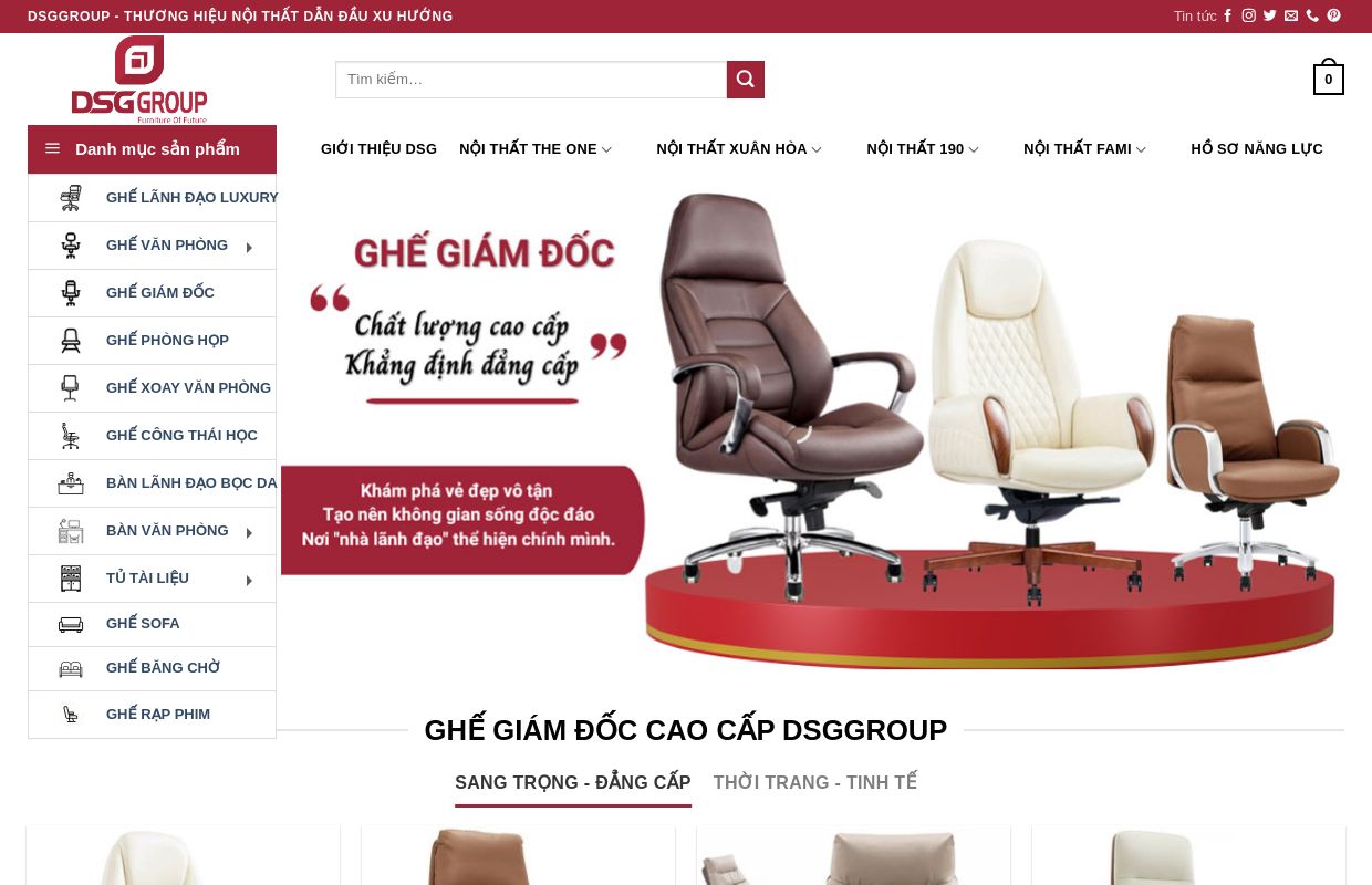 DSGGROUP - Nội Thất Văn Phòng Chính Hãng Cao Cấp