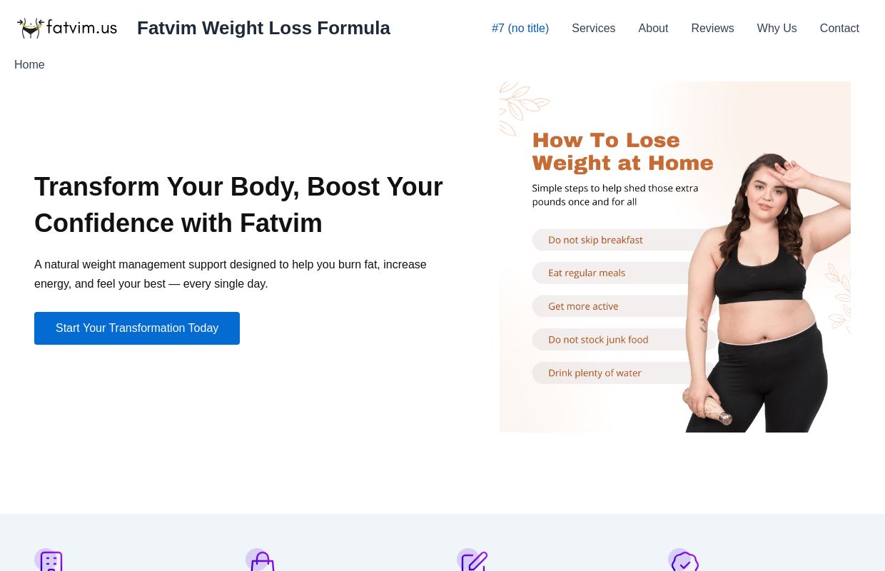 Fatvim Weight Loss Formula – Fatvim – Support Your Body, Transform Your Life