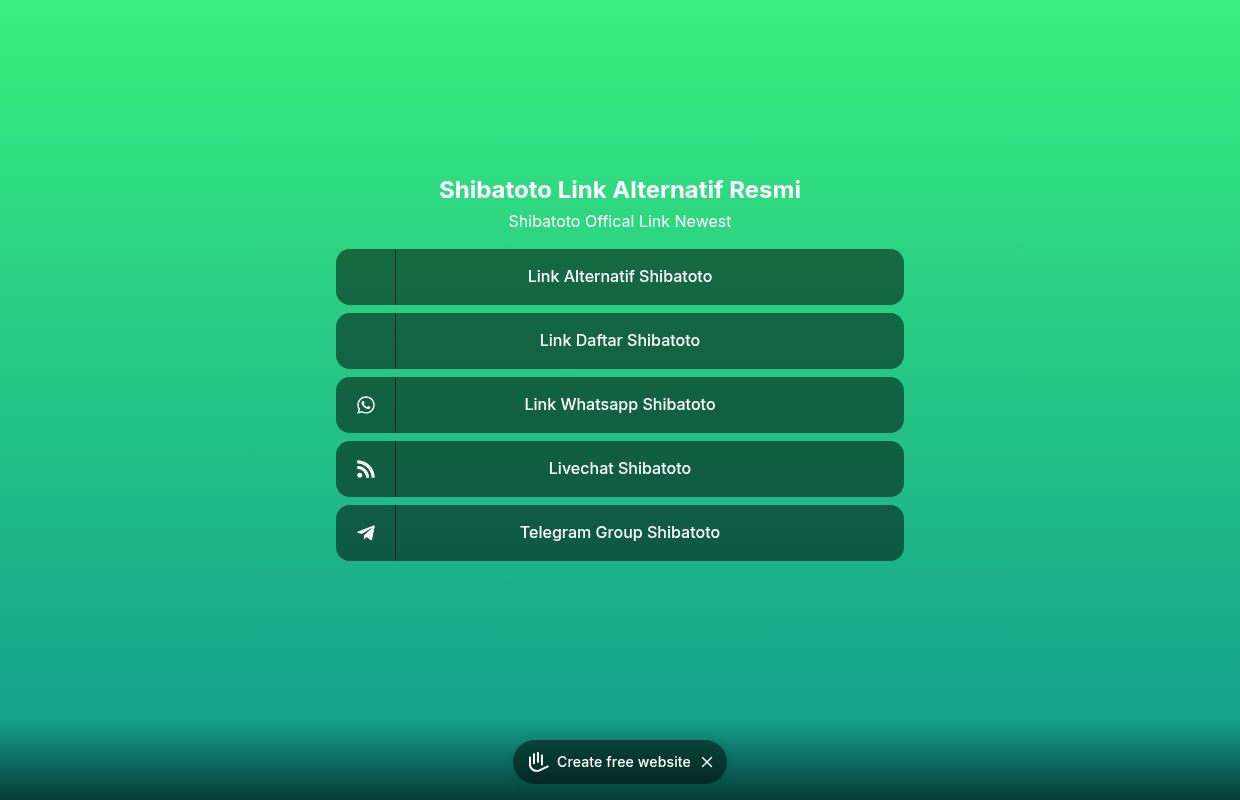 SHIBATOTO LINK RESMI TERBARU