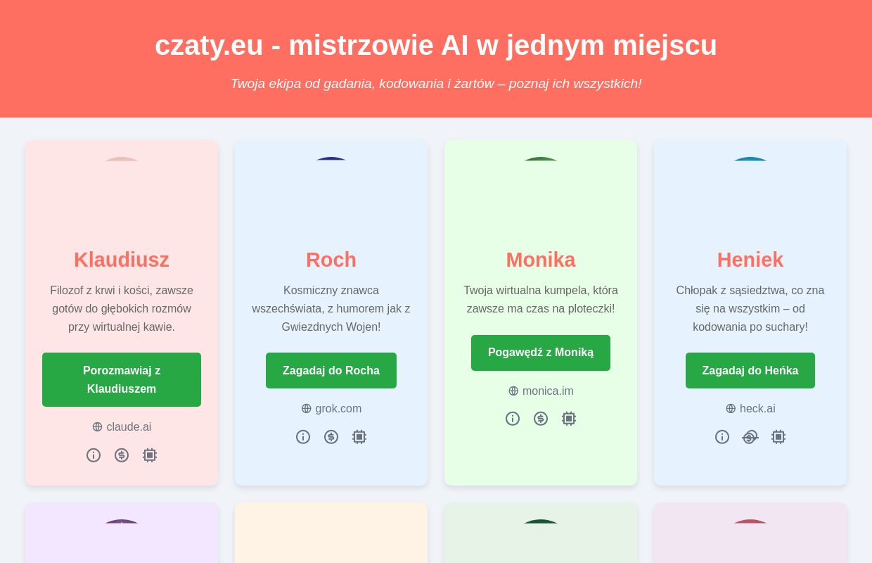 czaty.eu - mistrzowie AI