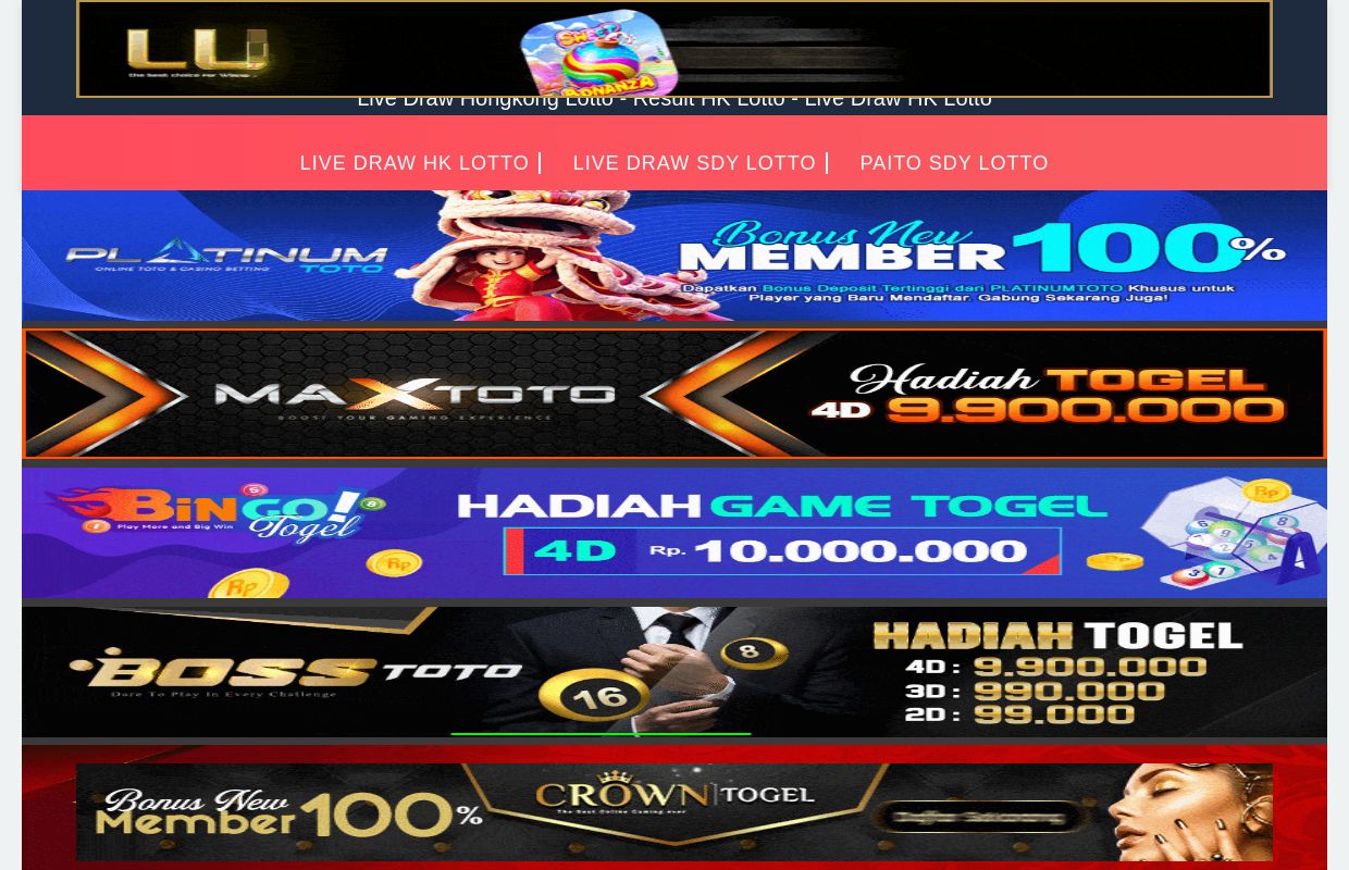 Live Hongkong Lotto - Result HK Lotto - Live Draw HK Lotto Tercepat