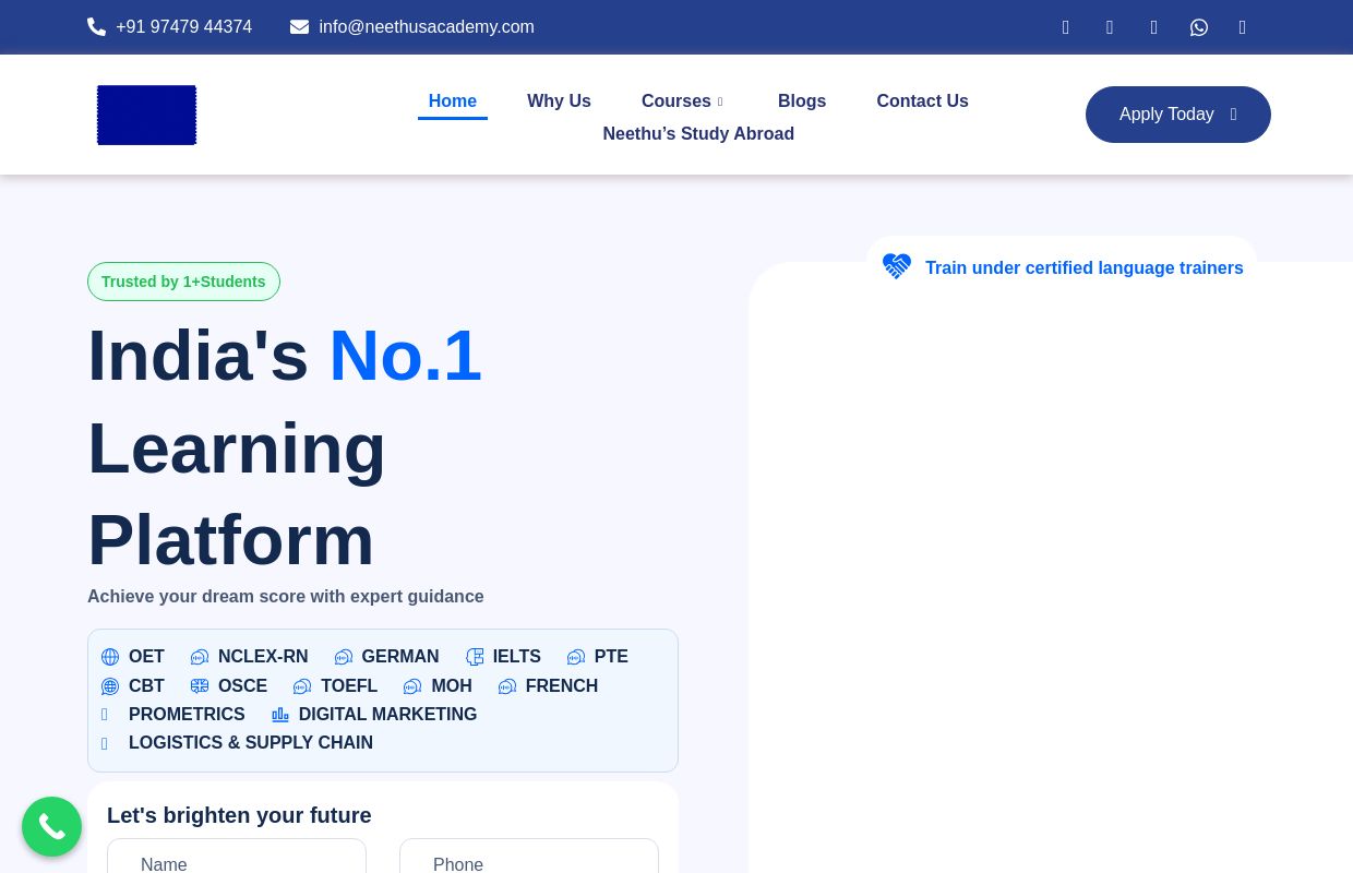 Home - Neethus Academy