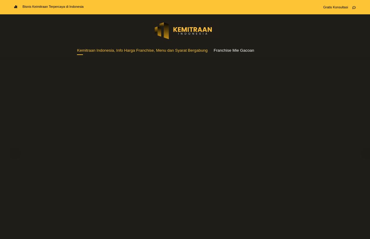 Kemitraan Indonesia, Info Harga Franchise, Menu dan Syarat Bergabung - Kemitraan