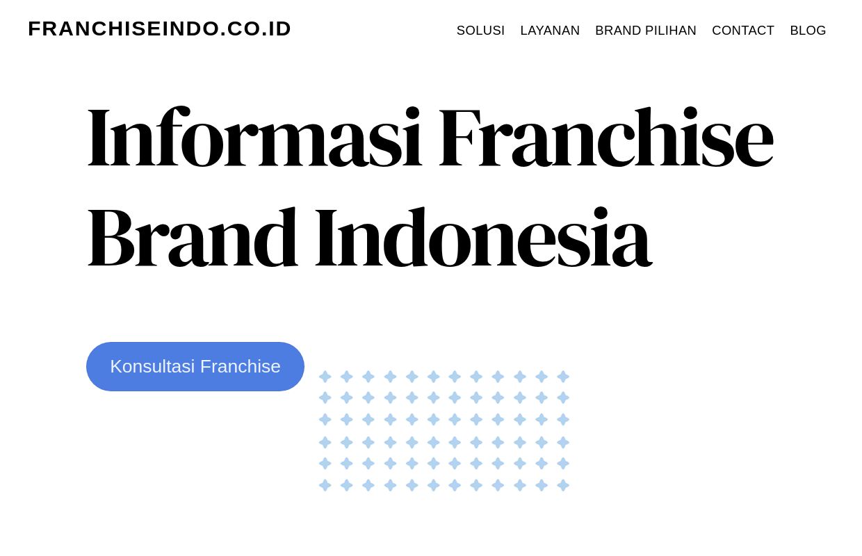 Media Franchise Indonesia | Franchiseindo.co.id