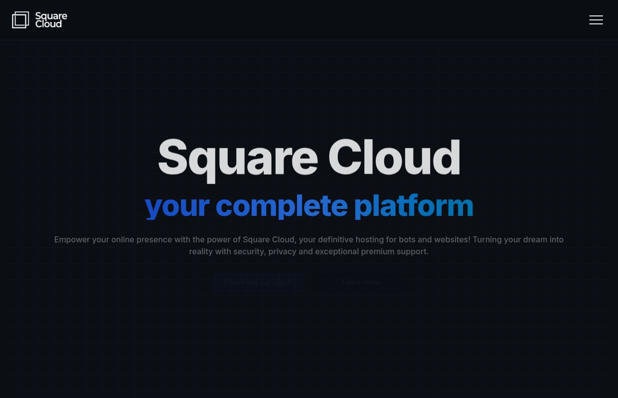Your bot and website online - Square Cloud