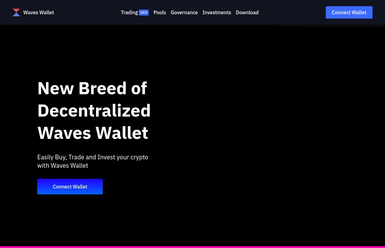 Waves Wallet – Secure Storage and Fast Blockchain Transactions