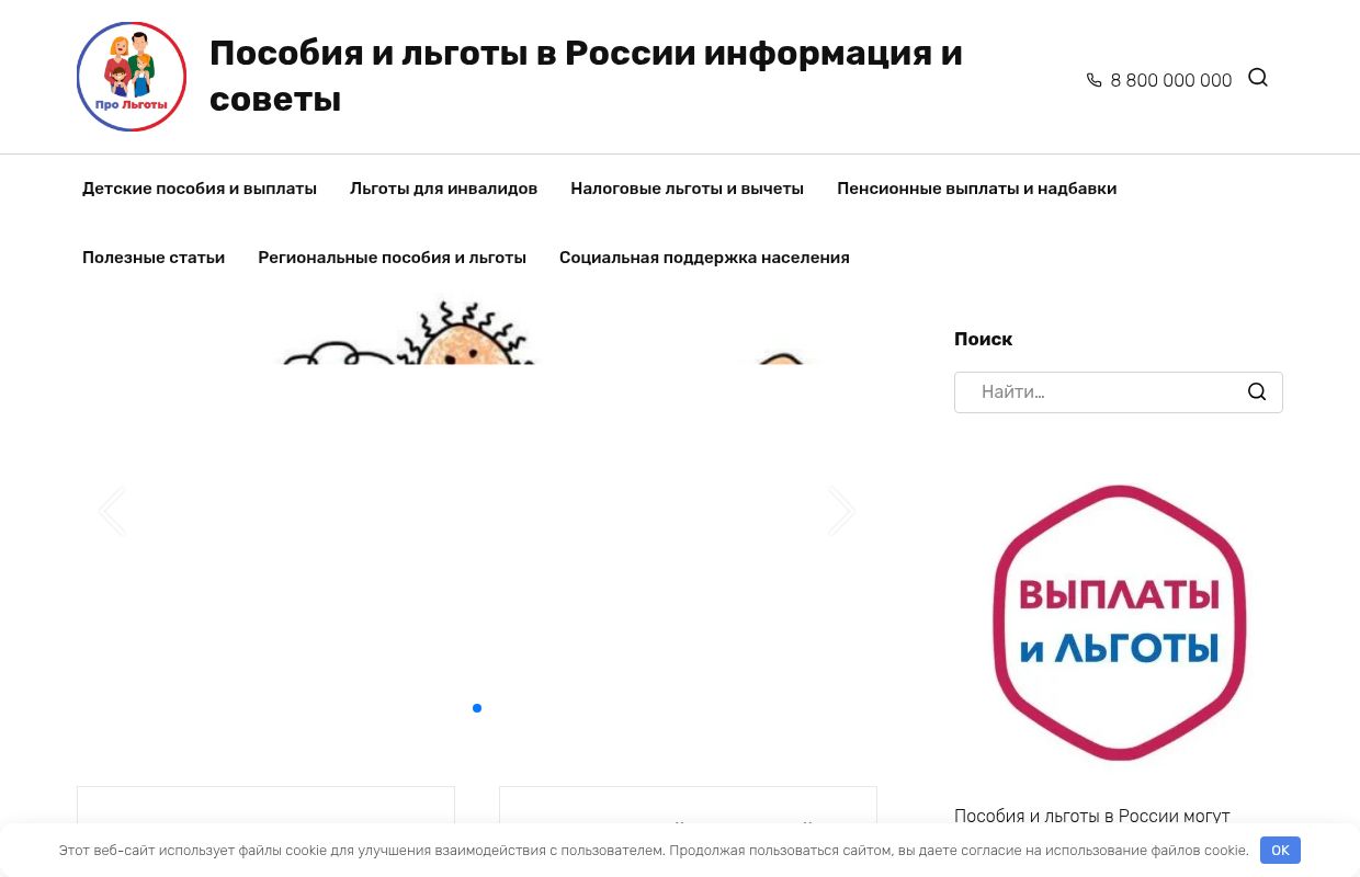 Главная - Пособия и льготы в России информация и советы