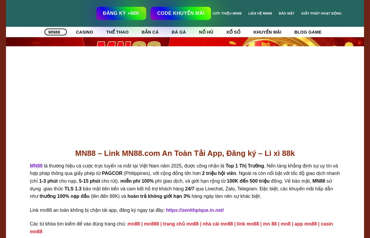 MN88 - Link MN88.com An Toàn Tải App, Đăng ký - Lì xì 88k