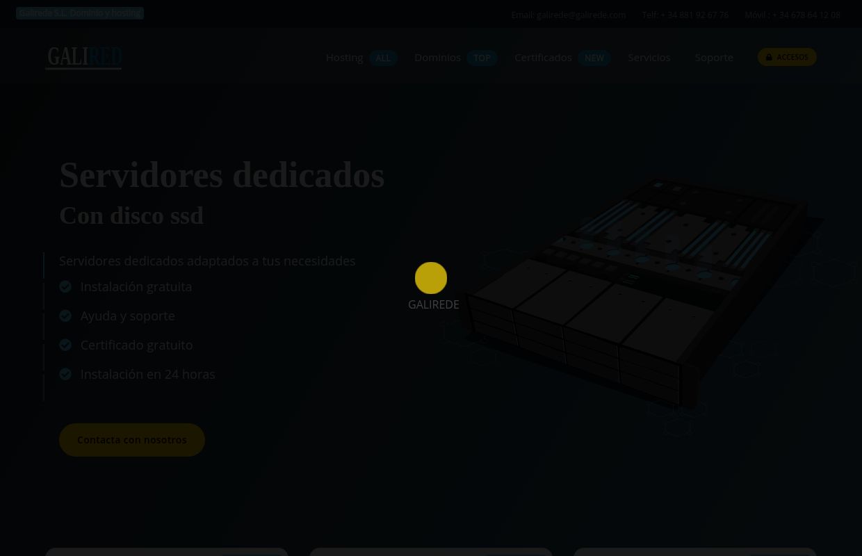 Galirede S.L. Dominios & Hosting