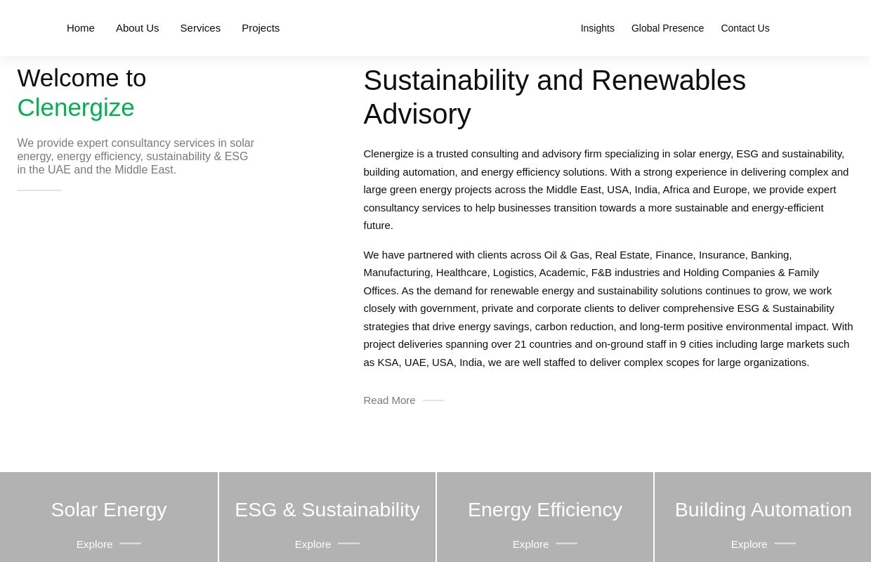 Clenergize – Leading Sustainability and Solar Consultants