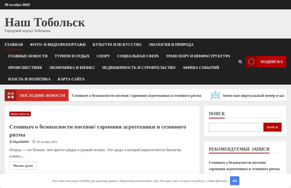 Наш Тобольск - Городской портал Тобольска
