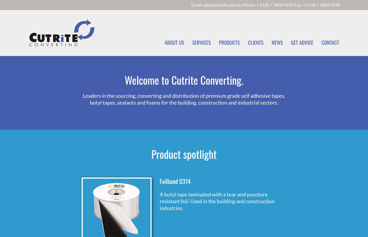 adhesive tapes foam tapes butyl tapes double sided tapes |  Cutrite Converting