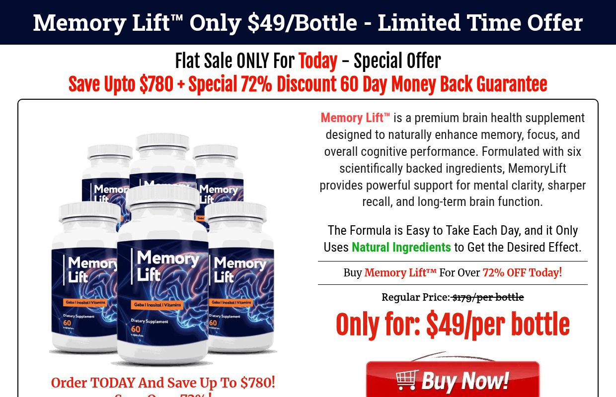 Memory Lift™ | OFFICIAL SITE - 100% All Natural