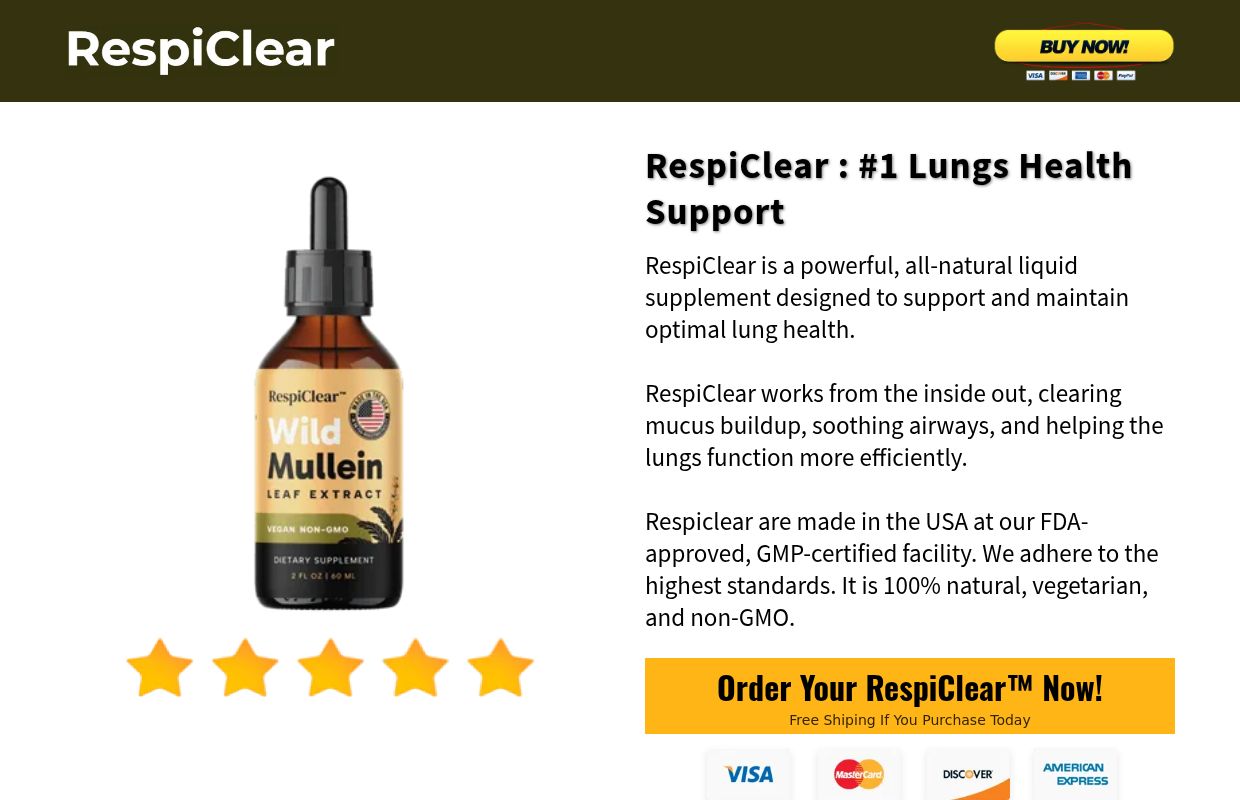 RespiClear™ (Official) #1 Lungs Health Support