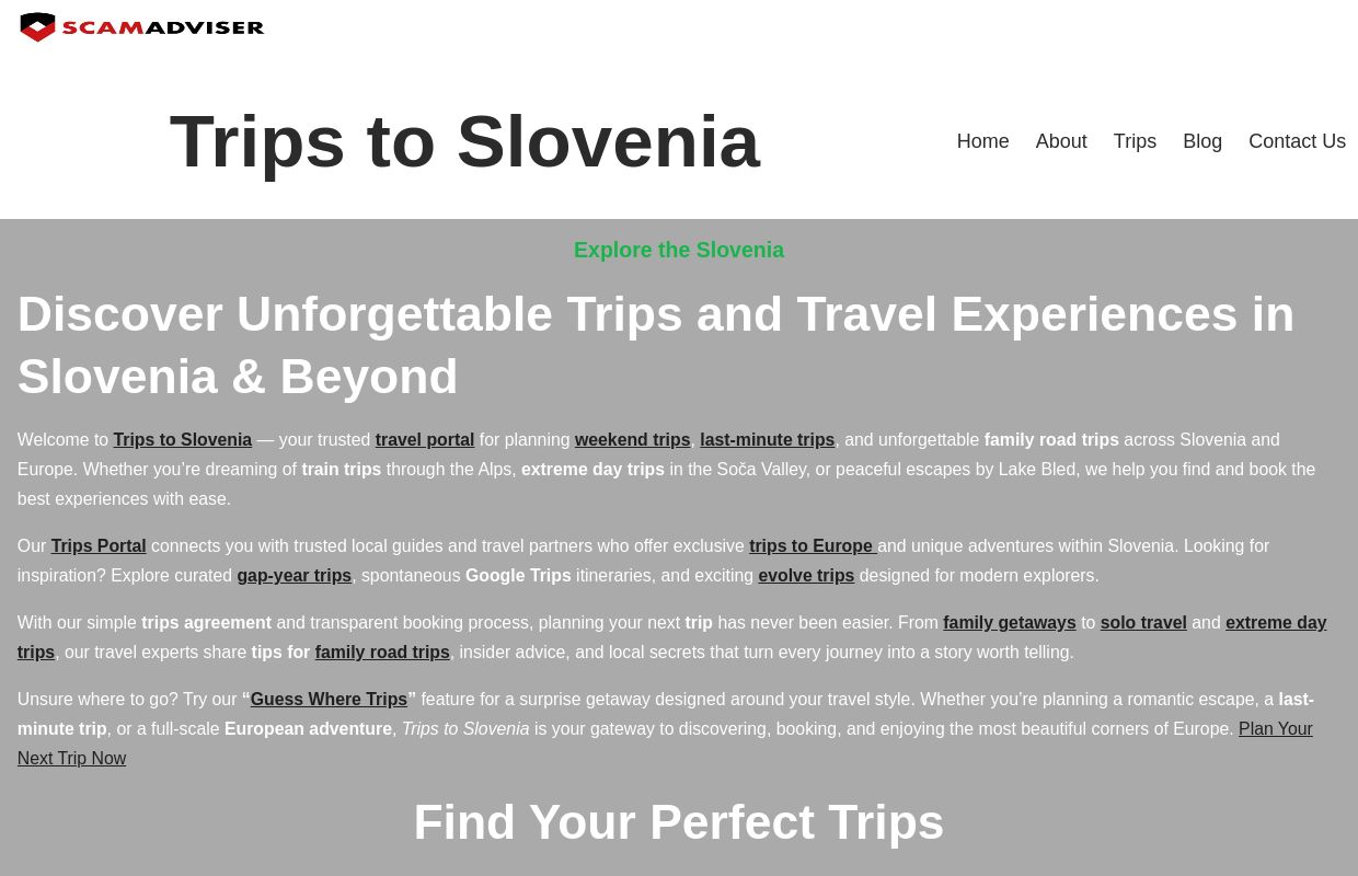 TripsToSlovenia.com – Your Ultimate Slovenia Travel Guide