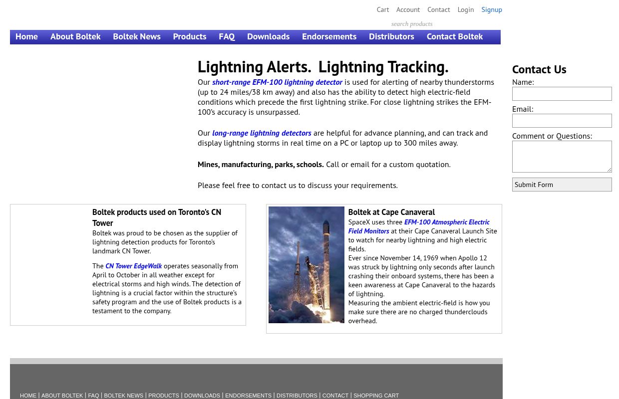 Boltek | Lightning Detection Systems