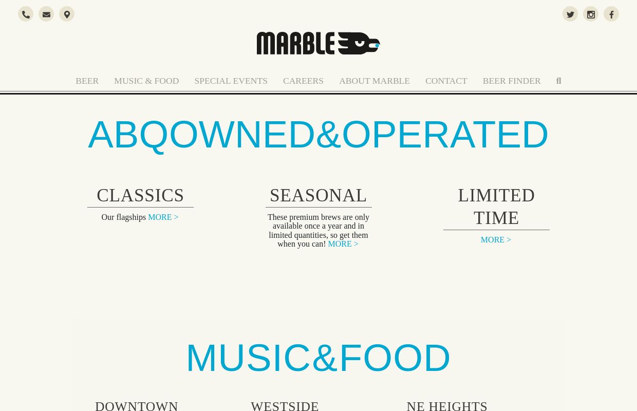 Marble Brewery - Albuquerque Made