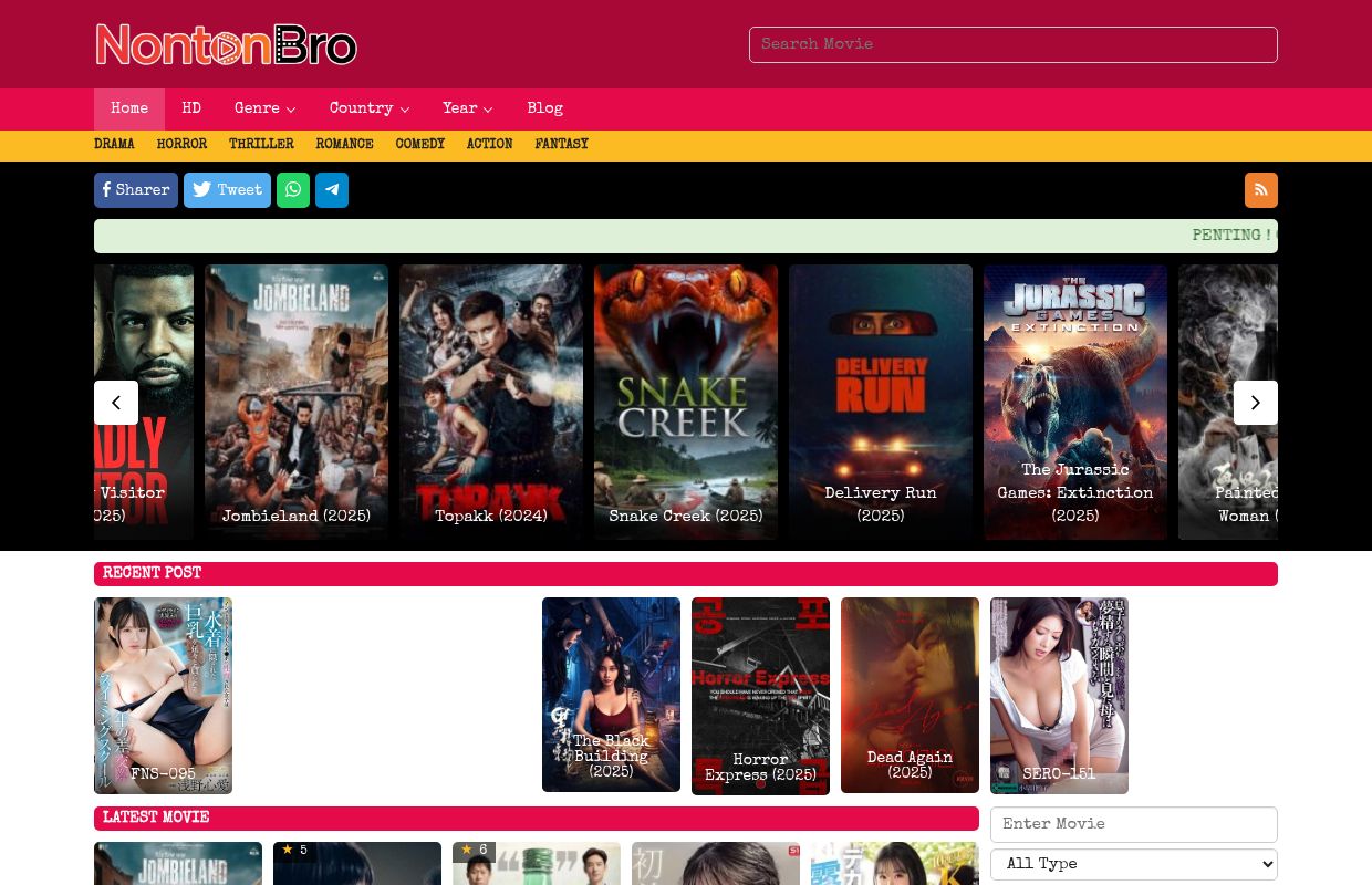 LK21 : NontonBro - Film Layarkaca21 Rebahin IDLIX CGVINDO