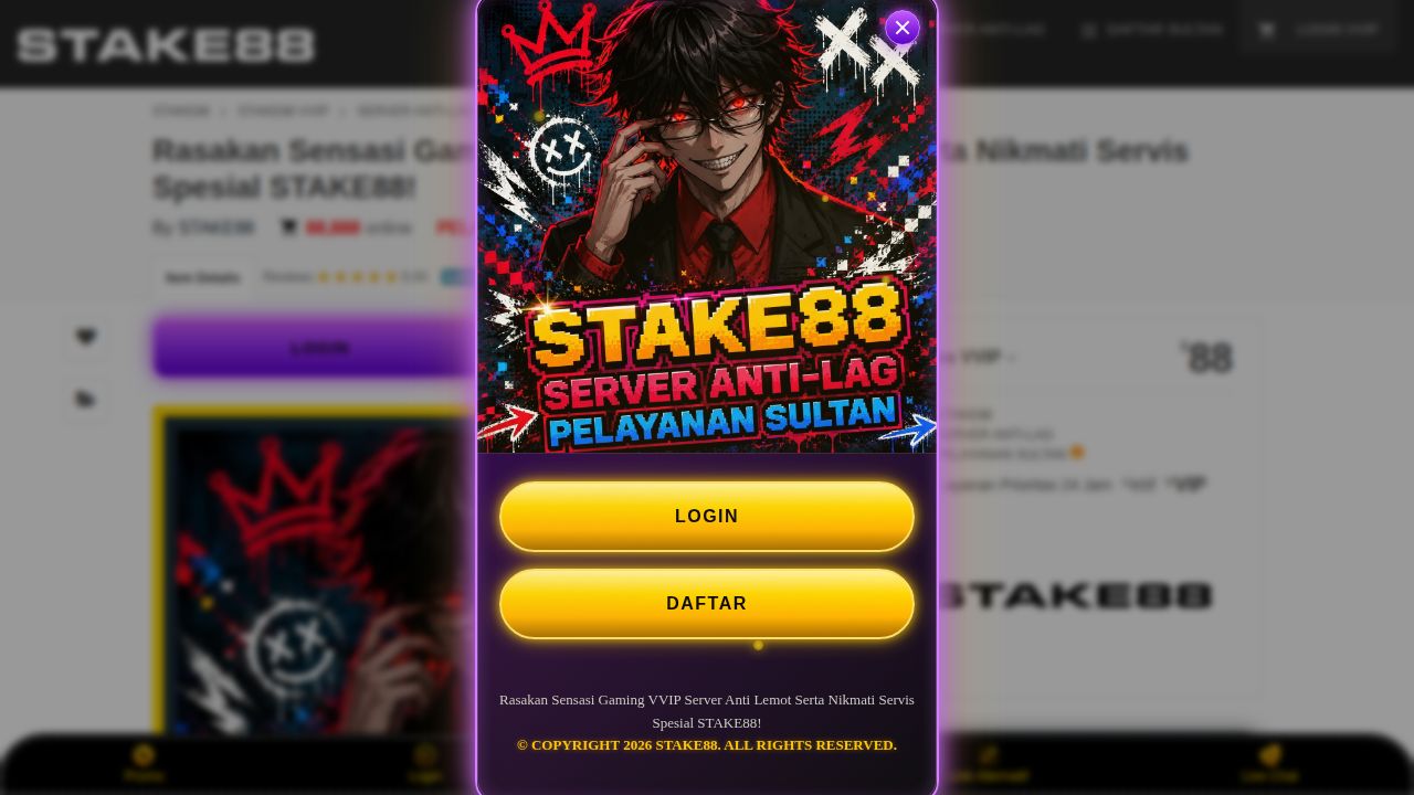 Rasakan Sensasi Gaming VVIP Server Anti Lemot Serta Nikmati Servis Spesial STAKE88!