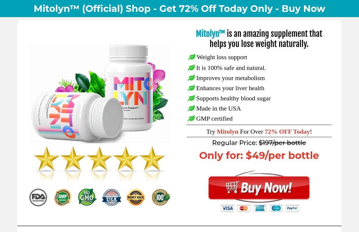 Mitolyn™ | OFFICIAL SITE - 100% All Natural